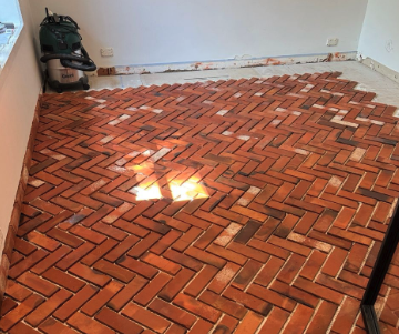 Before - Wine Room Floor