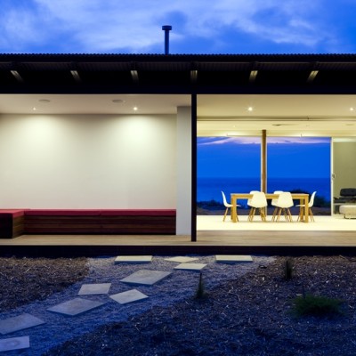 Outdoor kitchen and lounge living space Adelaide